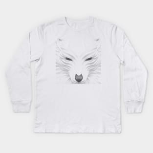 Wolf art Kids Long Sleeve T-Shirt